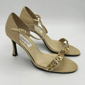 Together high heel women's dress shoes with ankle strap size 8M